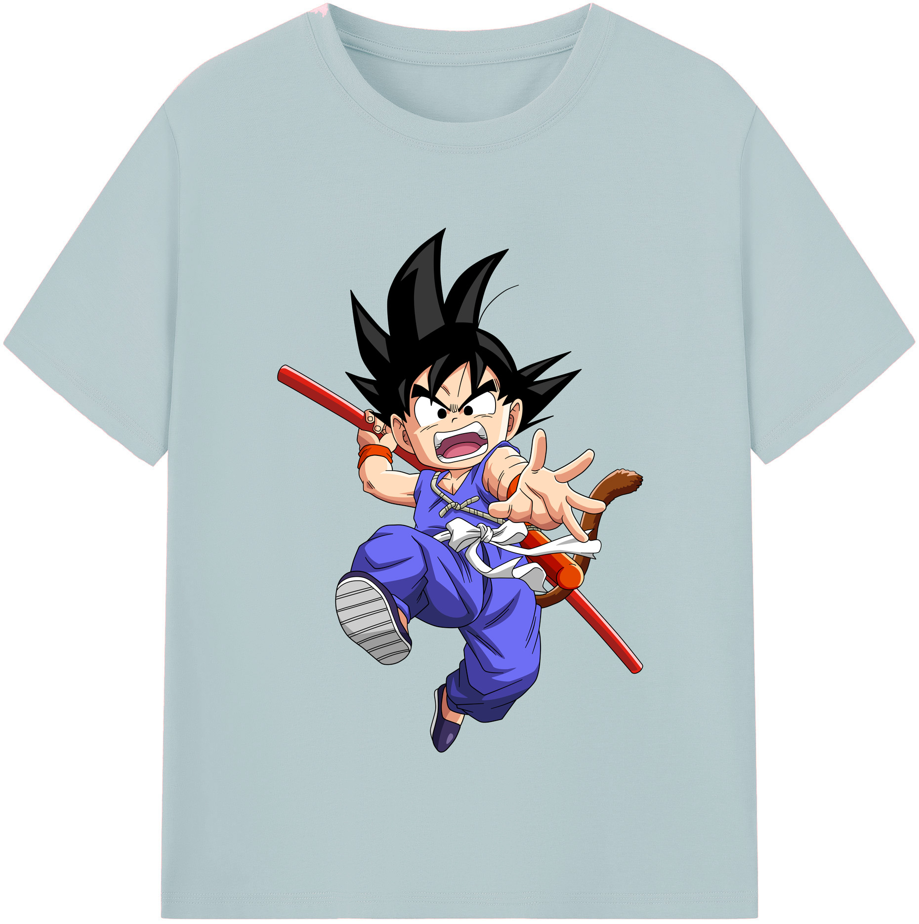 （画像用） ドラゴンボール 孫悟空（そん ごくう）Son Goku カカロット DRAGON BALL Kakarotto 綿100％半袖Tシャツ（フロントプリント）